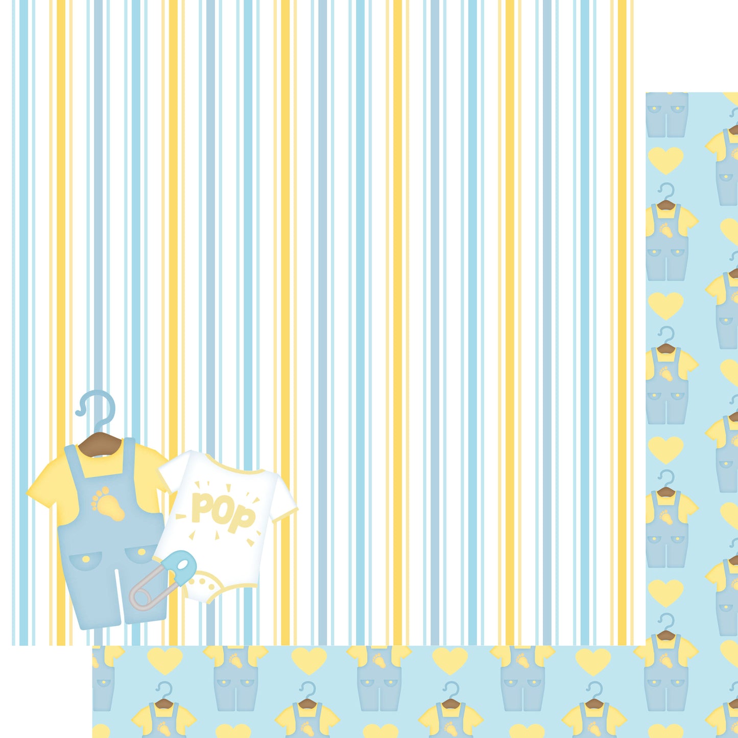 Ready To Pop Boy 12 x 12 Scrapbook Paper Pack & Embellishment Kit - 3 Kits