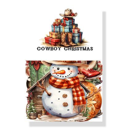 Cowboy Christmas 12 x 12 Scrapbook Collection Kit by SSC Designs - 3 Kits