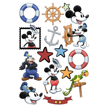 Steamboat Willie Collection Laser Cut Scrapbook Ephemera Embellishments by SSC Designs - 3 Packs