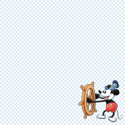 Steamboat Willie Collection Steamboat Willie 12 x 12 Double-Sided Scrapbook Paper by SSC Designs - 15 Pack