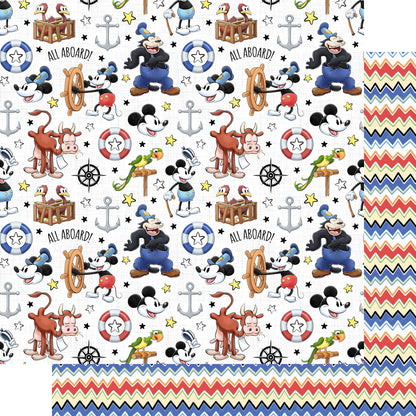 Steamboat Willie 12 x 12 Scrapbook Paper & Embellishment Kit by SSC Designs - 3 Kits