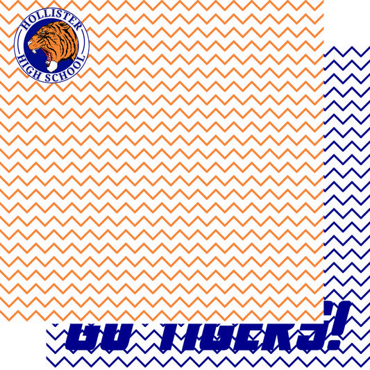 School Customs Collection School Logo 12 x 12 Double-Sided Scrapbook Paper by SSC Designs - Pack of 15