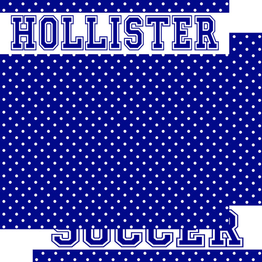 School Customs Collection Soccer 12 x 12 Double-Sided Scrapbook Paper by SSC Designs - Pack of 15