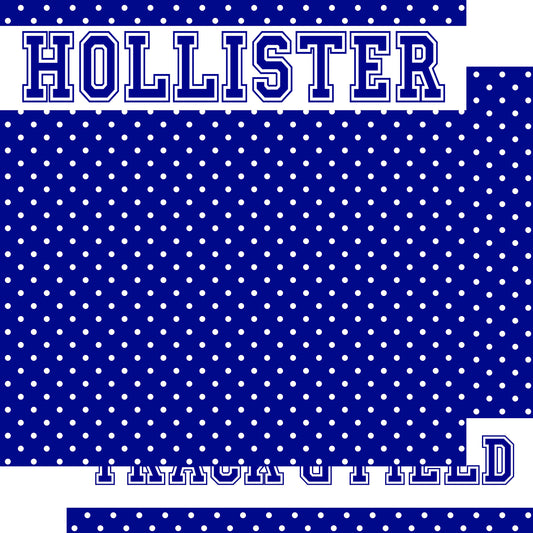 School Customs Collection Track & Field 12 x 12 Double-Sided Scrapbook Paper by SSC Designs - Pack of 15