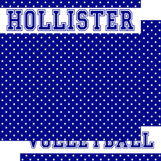 School Customs Collection Volleyball 12 x 12 Double-Sided Scrapbook Paper by SSC Designs - Pack of 15