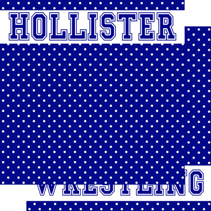 School Customs Collection Wrestling 12 x 12 Double-Sided Scrapbook Paper by SSC Designs - Pack of 15