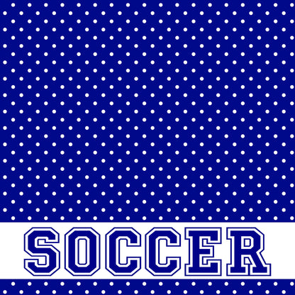 School Customs Collection Soccer 12 x 12 Double-Sided Scrapbook Paper by SSC Designs - Pack of 15