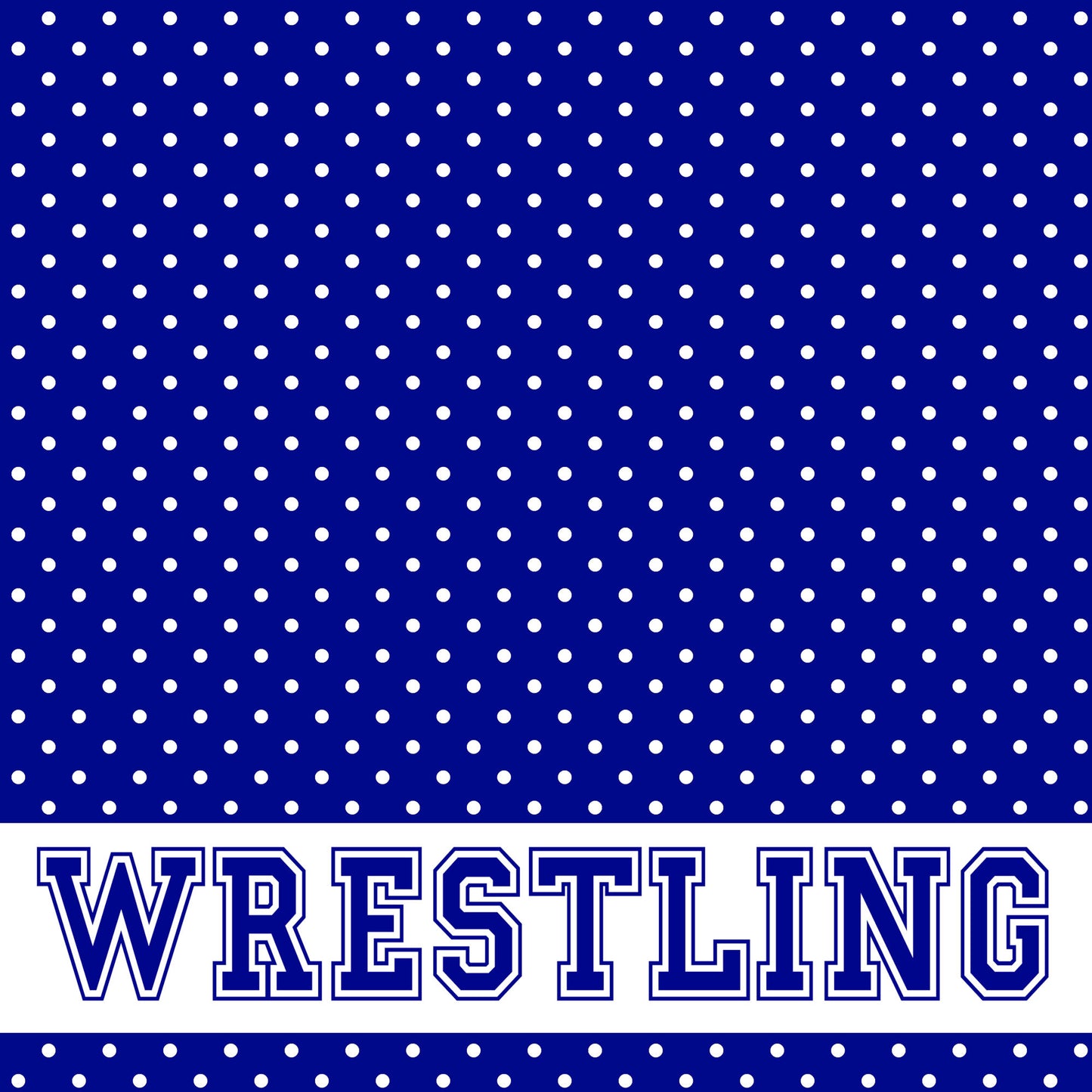 School Customs Collection Wrestling 12 x 12 Double-Sided Scrapbook Paper by SSC Designs - Pack of 15