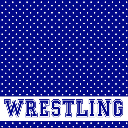 School Customs Collection Wrestling 12 x 12 Double-Sided Scrapbook Paper by SSC Designs - Pack of 15