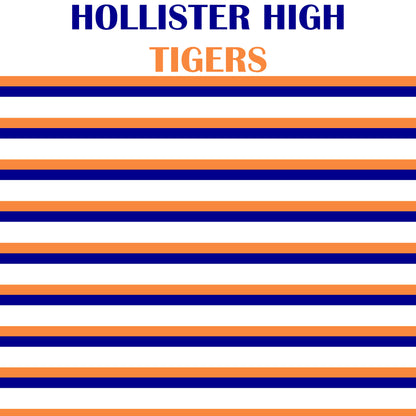 School Customs Collection Horizontal Team Stripe 12 x 12 Double-Sided Scrapbook Paper by SSC Designs - Pack of 15