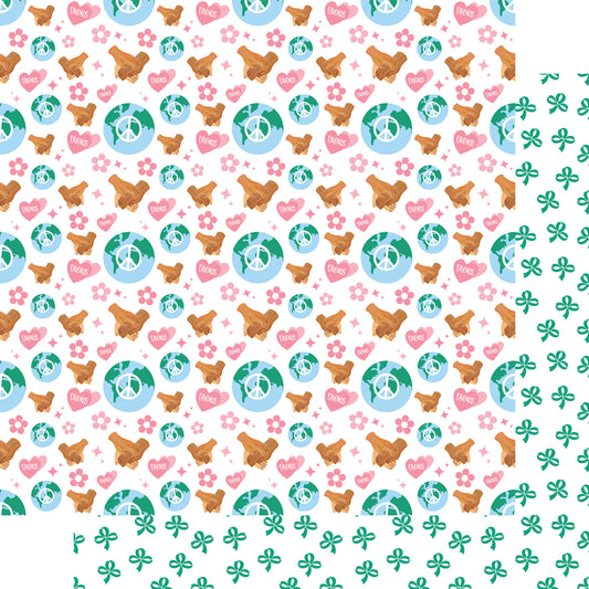 Earning My Badges Collection Girls Around The World 12 x 12 Double-Sided Scrapbook Paper by SSC Designs - 15 Pack
