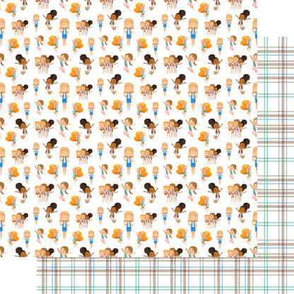 Earning My Badges Collection Friendships 12 x 12 Double-Sided Scrapbook Paper by SSC Designs - 15 Pack