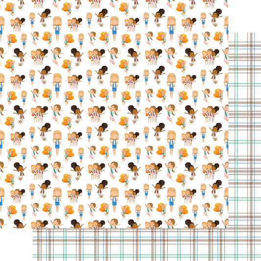 Earning My Badges Collection Friendships 12 x 12 Double-Sided Scrapbook Paper by SSC Designs - 15 Pack