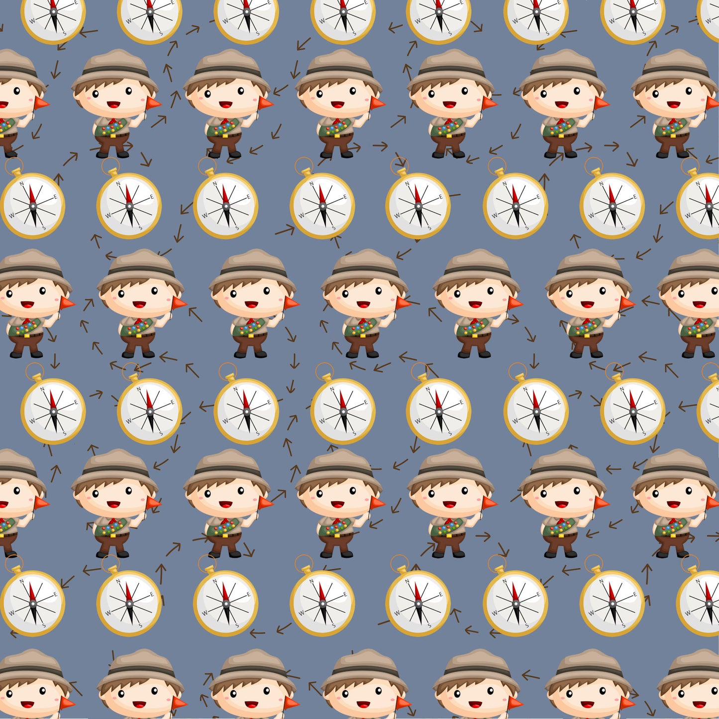 Earning My Badges Collection Navigating  12 x 12 Double-Sided Scrapbook Paper by SSC Designs - 15 Pack