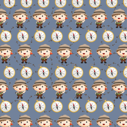 Earning My Badges Collection Navigating  12 x 12 Double-Sided Scrapbook Paper by SSC Designs - 15 Pack