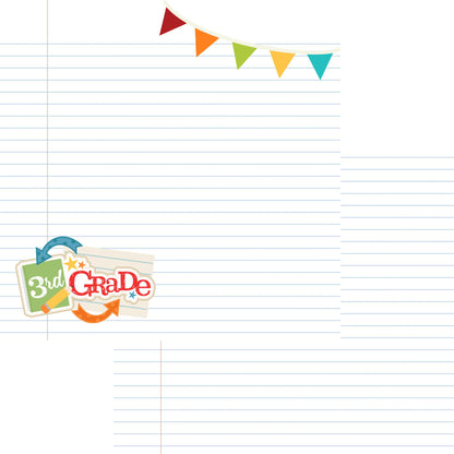 School Days 12 x 12 Scrapbook Paper & Embellishment Kit by SSC Designs - 3 Kits