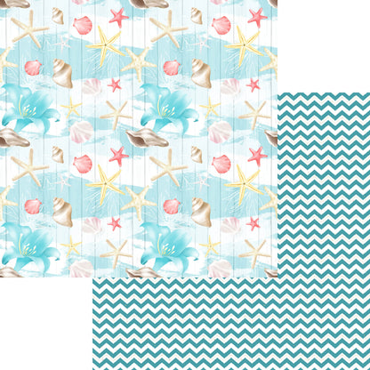 Nautical Summer 12 x 12 Scrapbook Paper & Embellishment Kit by SSC Designs - 3 Kits