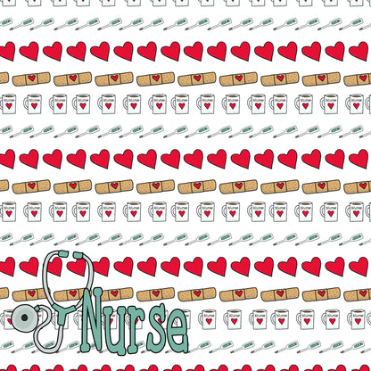 Occupation Collection Nurse Pride 12 x 12 Double Sided Scrapbook Paper by SSC Designs - 15 Pack