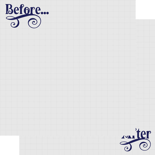 Signature Collection Before & After 12 x 12 Double-Sided Scrapbook Paper - 15 Pack