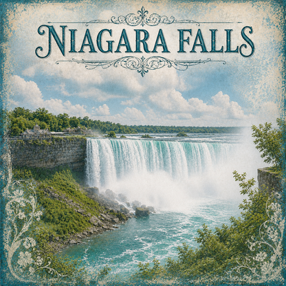 Niagara Falls 12 x 12 Double-Sided Scrapbook Paper by SSC Designs