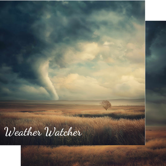 Weather Watcher 12 x 12 Double-Sided Scrapbook Paper by SSC Designs - 15 Pieces
