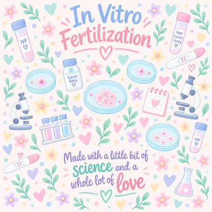 In Vitro Fertilization (IVF) 12 x 12 Double-Sided Scrapbook Paper by SSC Designs - 15 Pack