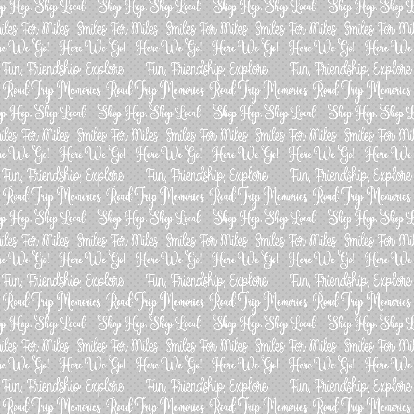 Ohio Collection Shop Hop Words 12 x 12 Double-Sided Scrapbook Paper by SSC Designs