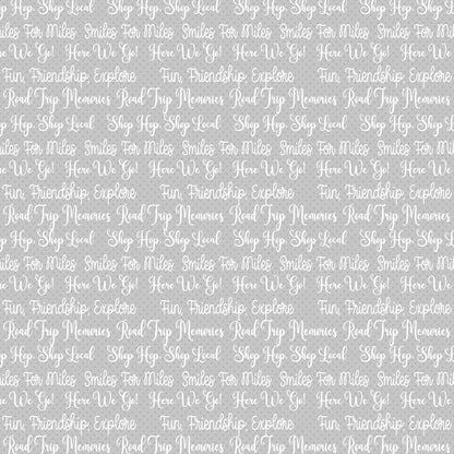 Ohio Collection Shop Hop Words 12 x 12 Double-Sided Scrapbook Paper by SSC Designs