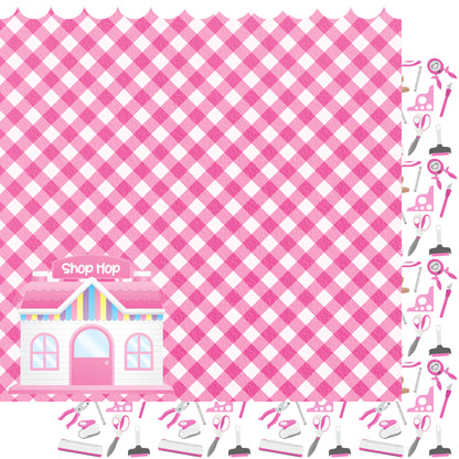 Ohio Collection Shop Hop Shop Local 12 x 12 Double-Sided Scrapbook Paper by SSC Designs