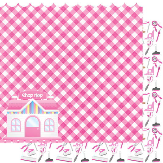 Ohio Collection Shop Hop Shop Local 12 x 12 Double-Sided Scrapbook Paper by SSC Designs