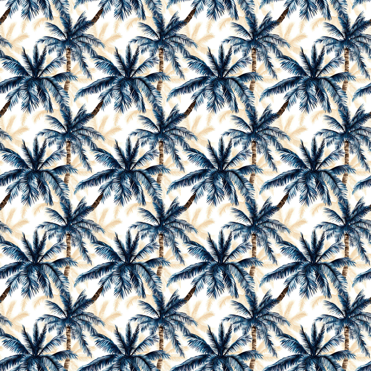 Saltwater Shores Collection Palm Serenity 12 x 12 Double-Sided Scrapbook Paper by SSC Designs - 15 Pack