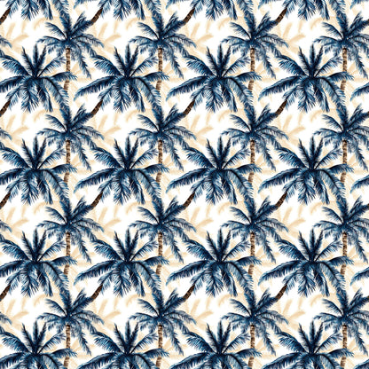 Saltwater Shores Collection Palm Serenity 12 x 12 Double-Sided Scrapbook Paper by SSC Designs - 15 Pack