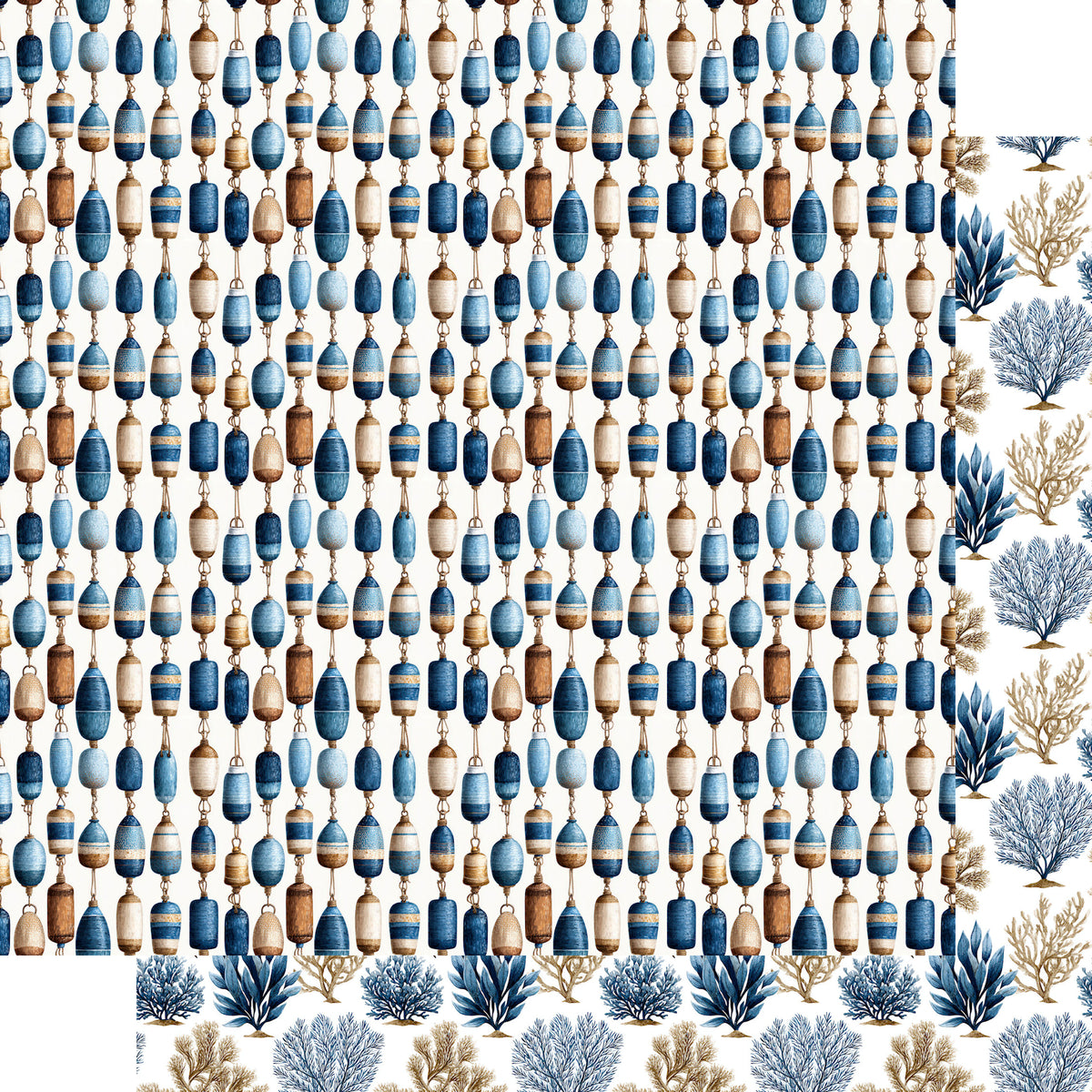 Saltwater Shores 12 x 12 Scrapbook Paper & Embellishment Kit by SSC Designs - 3 Kits