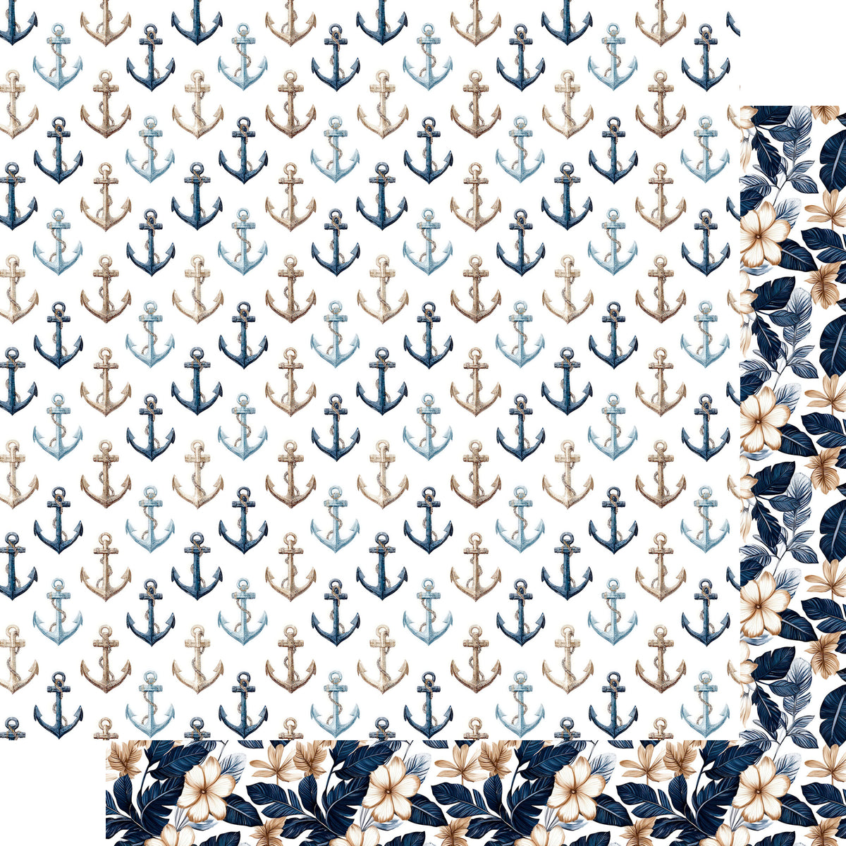 Saltwater Shores 12 x 12 Scrapbook Paper & Embellishment Kit by SSC Designs - 3 Kits