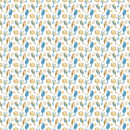 Frou Frou's Sun & Sand Collection Conch You Hear Me? 12 x 12 Double-Sided Scrapbook Paper - 15 Pack