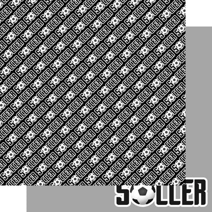 Soccer Season 12 x 12 Scrapbook Paper & Embellishment Kit by SSC Designs - 3 Kits