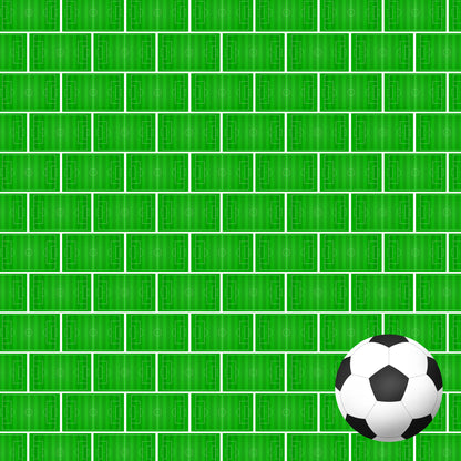 Soccer Season Collection Turf Time 12 x 12 Double-Sided Scrapbook Paper by SSC Designs - 15 Pack