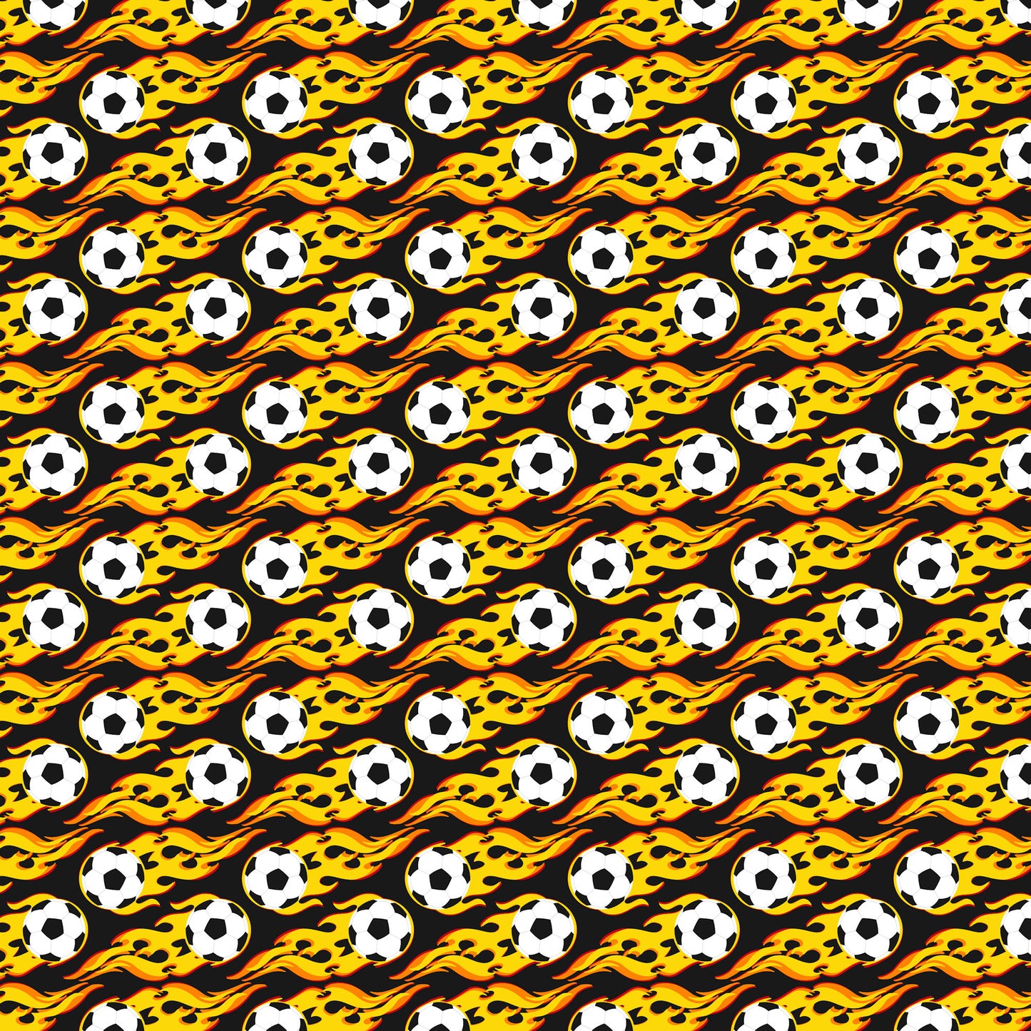 Soccer Season Collection Flaming Goals 12 x 12 Double-Sided Scrapbook Paper by SSC Designs - 15 Pack
