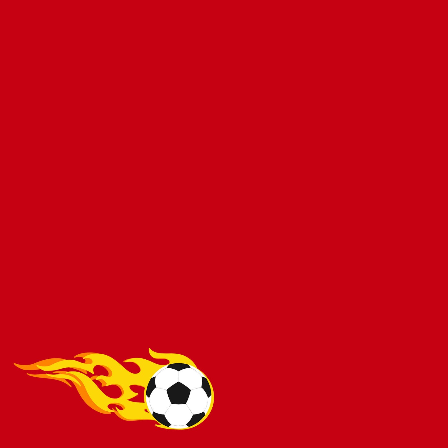 Soccer Season Collection Flaming Goals 12 x 12 Double-Sided Scrapbook Paper by SSC Designs - 15 Pack