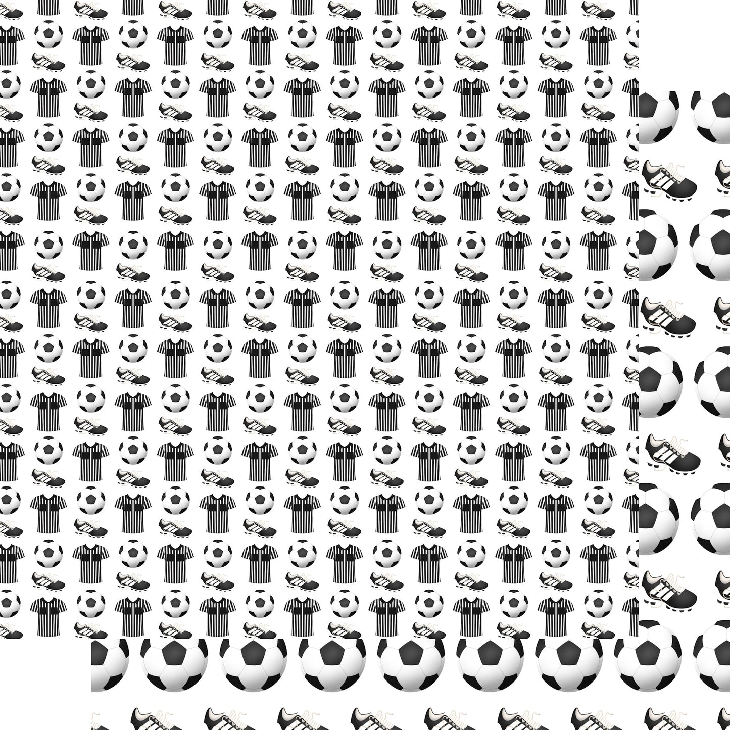 Soccer Season Collection Champion Circle 12 x 12 Double-Sided Scrapbook Paper by SSC Designs - 15 Pack