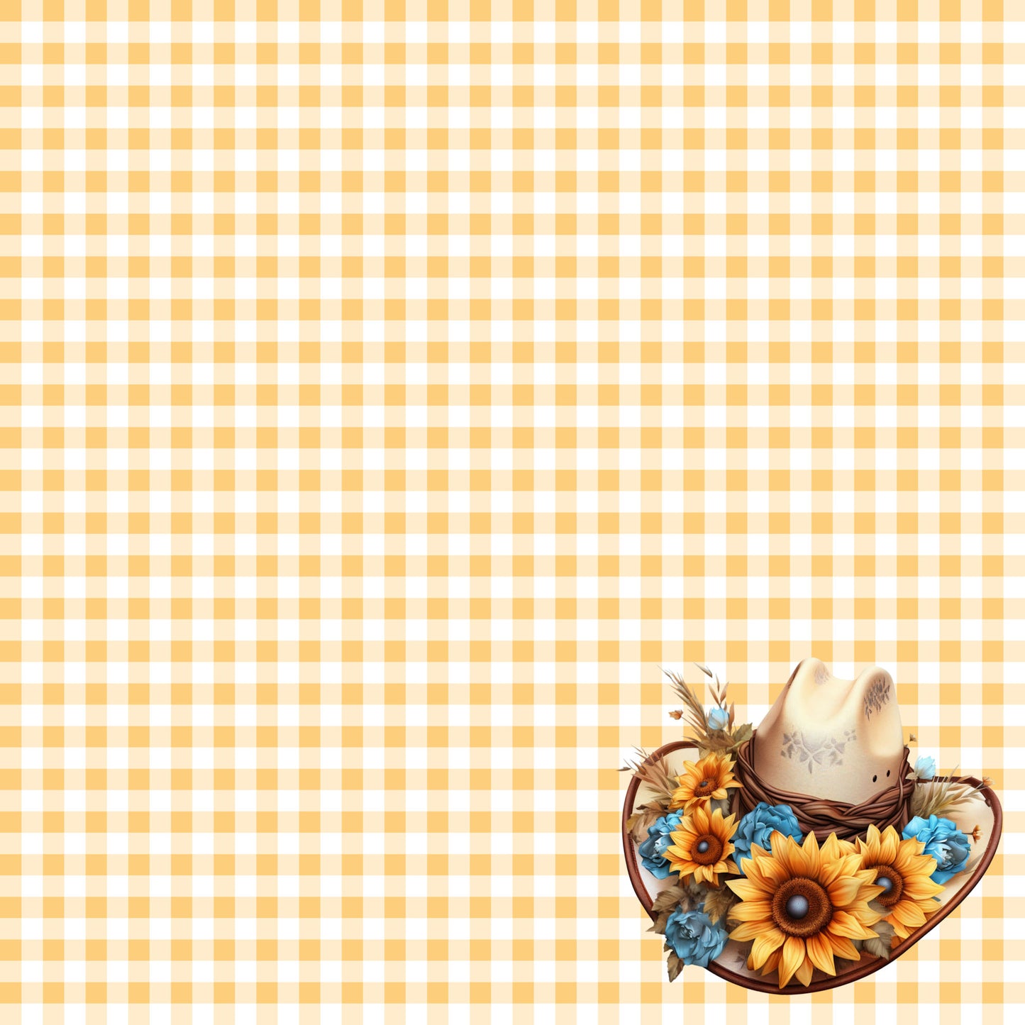 Fall Blessings Collection Cowboy Love 12 x 12 Double-Sided Scrapbook Paper by SSC Designs - 15 Pack