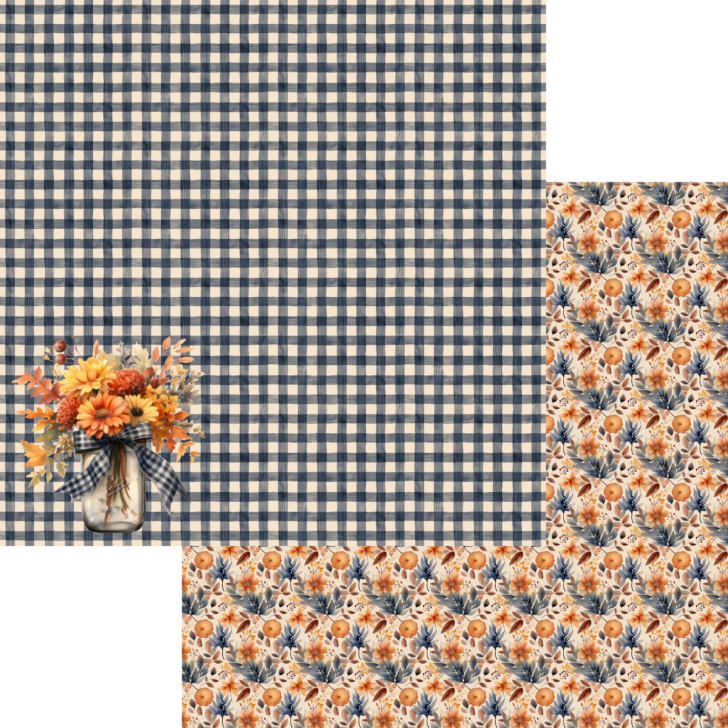 Fall Blessings 12 x 12 Scrapbook Paper & Embellishment Kit by SSC Designs - 3 Kits