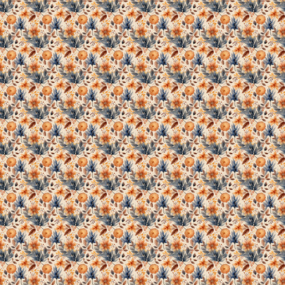 Fall Blessings Collection Beautiful Bouquet 12 x 12 Double-Sided Scrapbook Paper by SSC Designs - 15 Pack