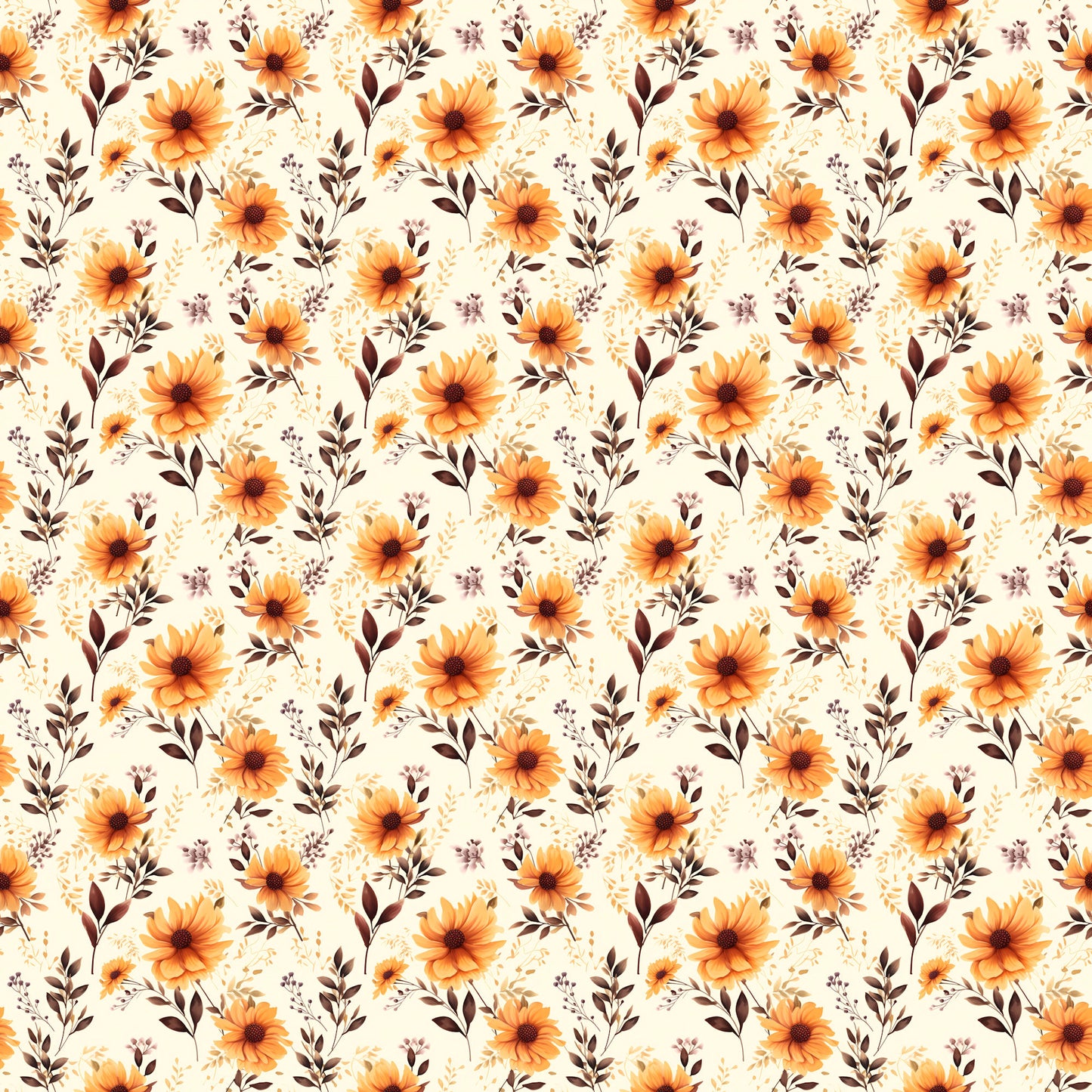 Fall Blessings Collection Sunflower Love 12 x 12 Double-Sided Scrapbook Paper by SSC Designs - 15 Pack