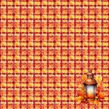Fall Blessings Collection Light The Night 12 x 12 Double-Sided Scrapbook Paper by SSC Designs - 15 Pack