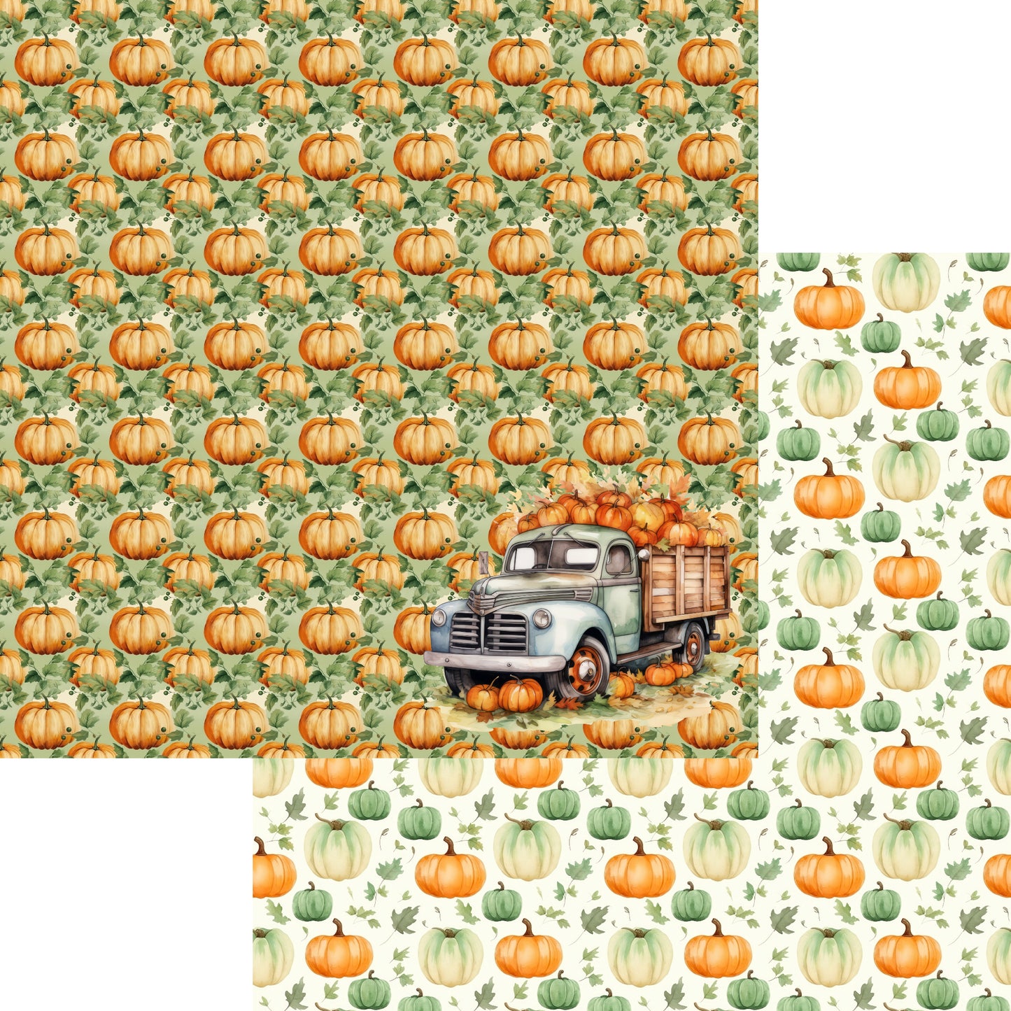 Fall Blessings 12 x 12 Scrapbook Paper & Embellishment Kit by SSC Designs - 3 Kits