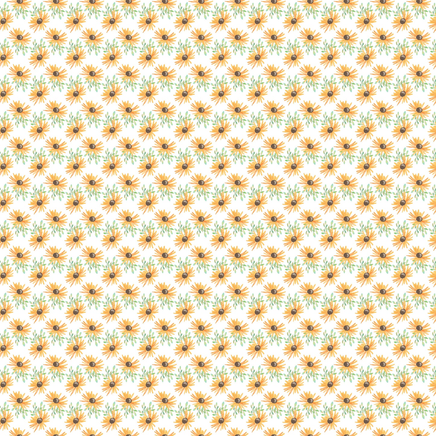 Fall Blessings Collection Sunflower Wheel 12 x 12 Double-Sided Scrapbook Paper by SSC Designs - 15 Pack