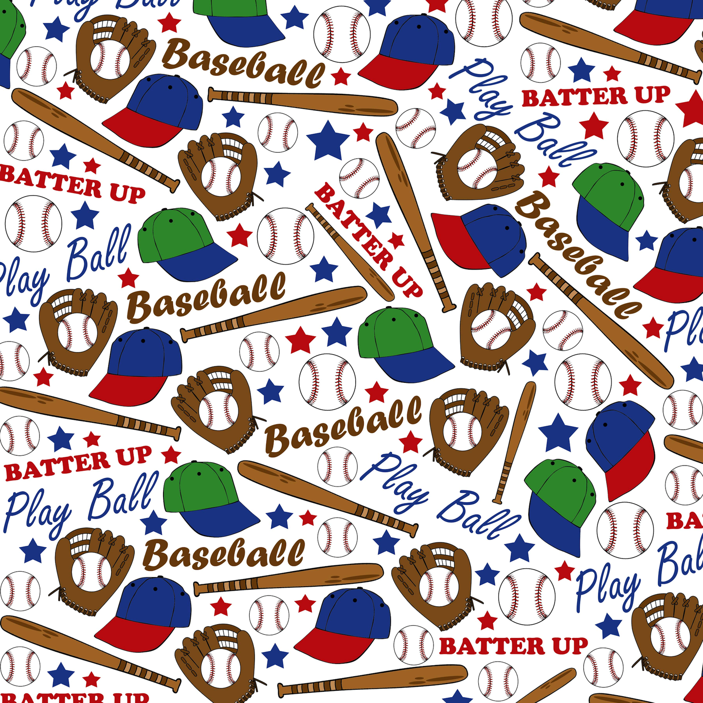 Sports Beat Collection Play Ball 12 x 12 Double-Sided Scrapbook Paper by SSC Designs - 15 Pack