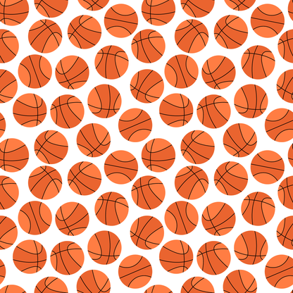 Sports Beat Collection Basketball Hoops 12 x 12 Double-Sided Scrapbook Paper by SSC Designs - 15 Pack