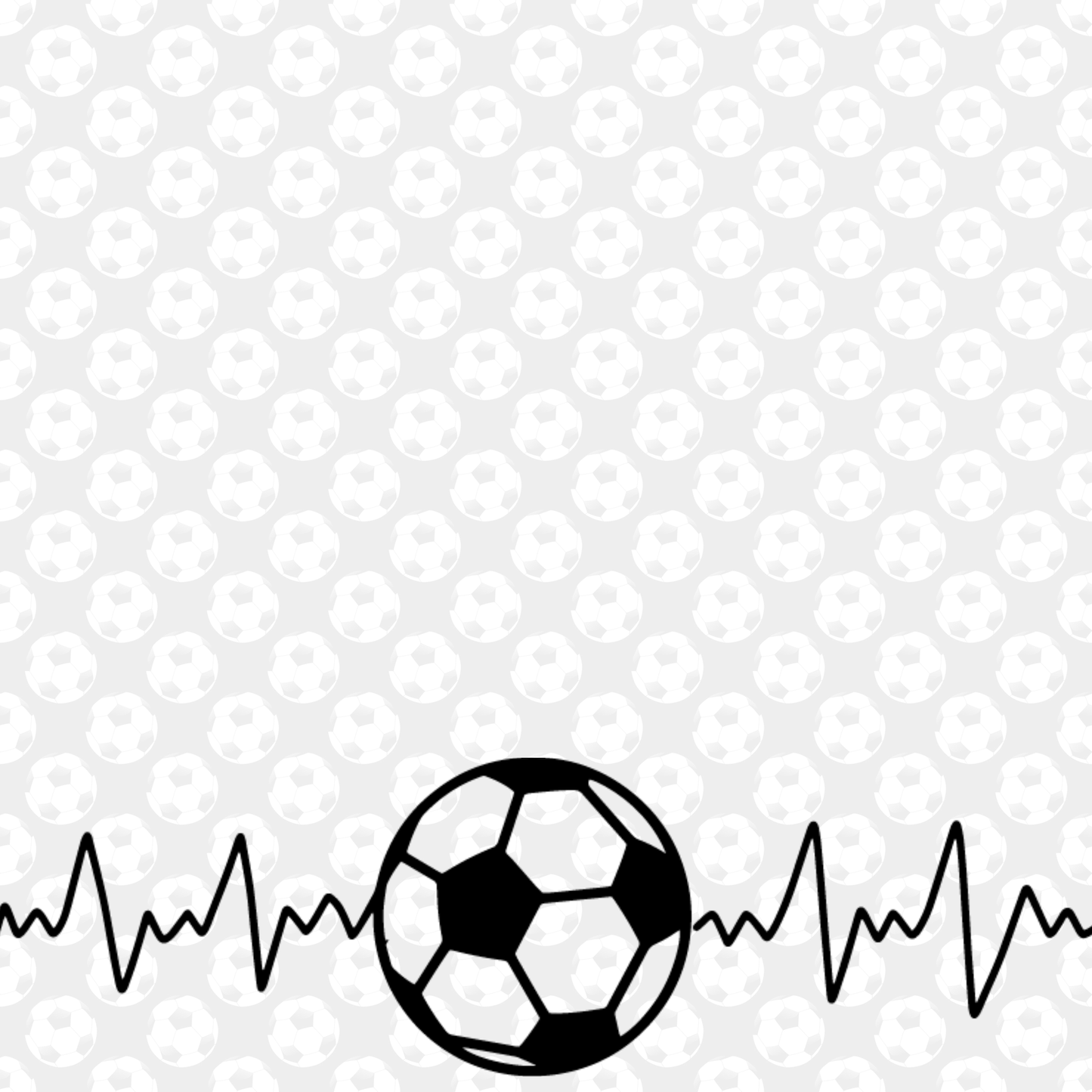 Sports Beat Collection Soccer Heartbeat 12 x 12 Double-Sided Scrapbook Paper by SSC Designs - 15 Pack